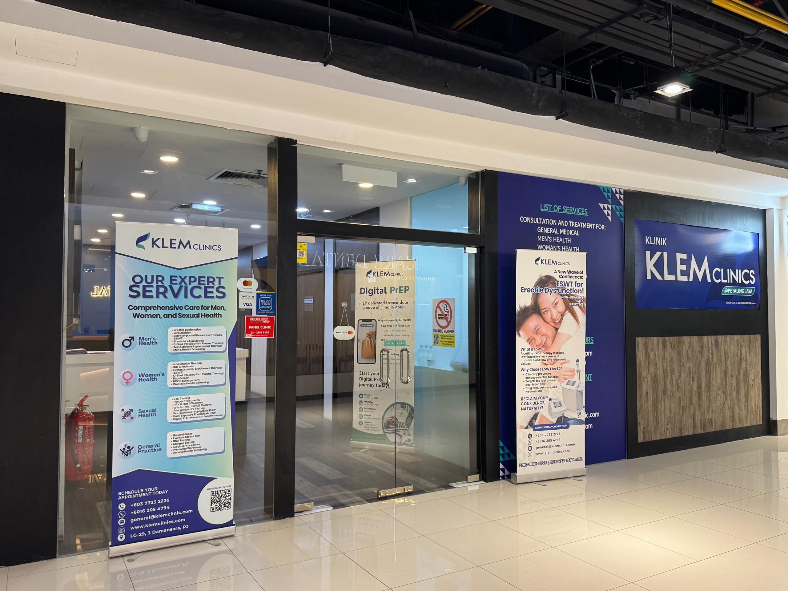 KLEM Clinics Shopfront