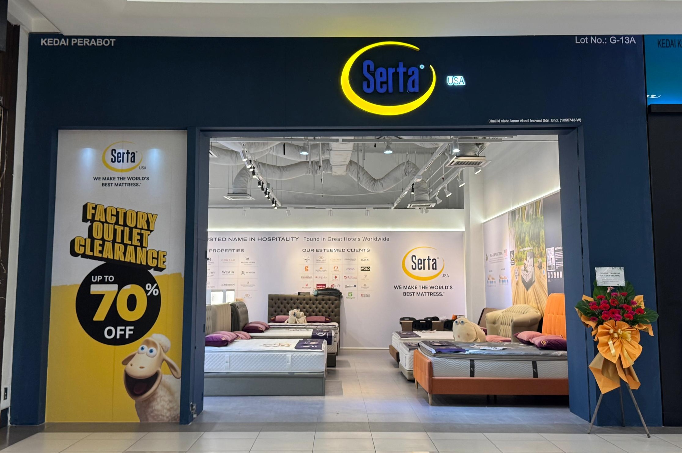 Serta Shopfront
